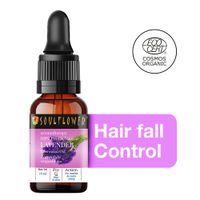 Soulflower Lavender Essential Oil 100% Pure, for Healthy Hair, Skin Steam Inhaler and Sound Sleep