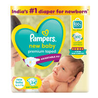 Pampers New Baby Diapers - 24 Pack