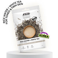 Nykaa Rice Water + White Tea Sheet Mask For Toned & Firm Skin-Formulated In Korea - For All Skin Types