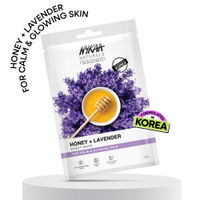 Nykaa Honey + Lavender Sheet Mask For Calm & Glowing Skin - Formulated In Korea - For All Skin Types