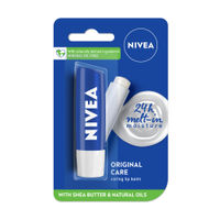 NIVEA Shea butter Lip Balm with Natural oils & 24H melt-in moisture-Original care