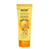 WOW Skin Science Japanese Yuzu Dewy Bright Sunscreen Gel