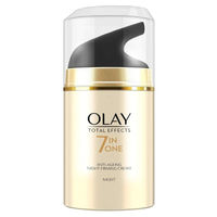 Olay Total Effects Night Cream, Fights 7 Signs Of Ageing With Niacinamide And Green Tea Extracts