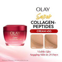 Olay Super Collagen Peptides Moisturizer For Firm & Lifted Skin, Reduces 5 Signs Of Ageing