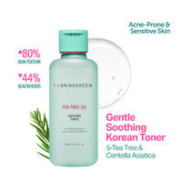 BRING GREEN Tea Tree Cica Soothing Korean Toner, For Acne-Prone & Sensitive Skin