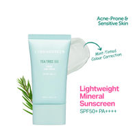 BRING GREEN Tea Tree Cica Fresh Sun Cream SPF 50+ PA++++ Korean Tinted Mineral Sunscreen