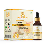Khadi Organique Jasmine Essential Oil, 100% Pure Natural Oil for Relaxation & Aromatherapy