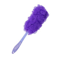 Kazarmaa Bath Brush with Long Handle & Soft Nylon Mesh - Purple-picture-48