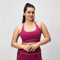Buy Zivame Zelocity Sports Bra With Removable Padding - Wedgewood