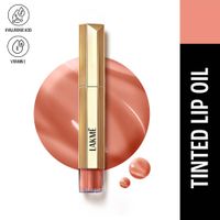 Lakme 9to5 Overtime Shine Hydrating Tinted Lip Gloss Oil with Hyaluronic Acid - Everyday Nude