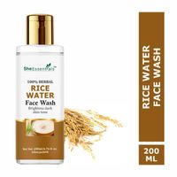 She Essentials Rice Water Face Wash Removes Excess Oils & Reduce Blemishes Of The Skin