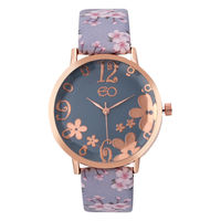 E2O Rose Gold & Grey Dial Analog Watch For Women