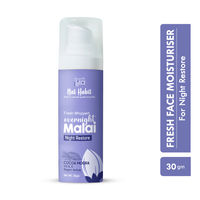 Nat Habit Cocoa Mogra Night Restore Face Cream, Light Face Moisturizer For Glowing Skin
