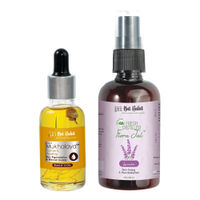 Nat Habit Pure Mukhalaya Turmeric Rosehip Facial Oil & Floral Jal Lavender Water Toner