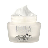 Lotus Herbals Whiteglow Skin Whitening & Brightening Gel Creme SPF 25 | PA+++