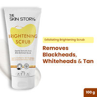 The Skin Story Salicylic Acid Brightening Face Scrub Removes Tan Excess Oil Blackheads & Whiteheads