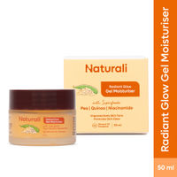 Naturali Radiant Glow Gel Moisturiser with Superfoods Pea, Quinoa & Niacinamide