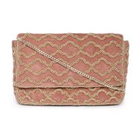 Accessorize London Grecian Tile Velvet Clutch-picture-46