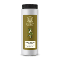 Forest Essentials Silken Dusting Powder Oudh Green Tea Natural Powder - Highly Absorbent