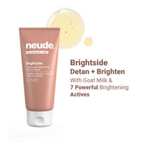 Neude Detanning and Brightening Gel Face Wash: Vitamin C, Goat Milk & Tartaric Acid
