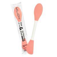 KLOY Silicone Face Mask Applicator & Lip Cleansing Brush - Peach
