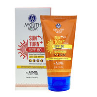 Ayouthveda Sun Turn+ SPF 50 Cream with Hyaluronic Acid to Protect Skin from Harmful UVA & UVB Rays