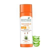 Biotique SUN SHIELD Aloe Vera Ultra Protective Lotion SPF 30+ Sunscreen