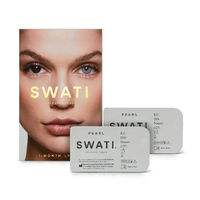 Swati Cosmetics Coloured Contact Lenses Pearl 1 month Power 0.00