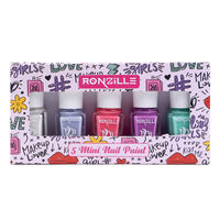 Ronzille Set Of 5 Mini Nail Paint Kit - Pastel Edition-image-42
