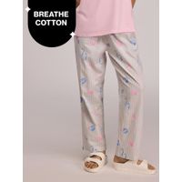 Essential Cotton Pyjama With Adjustable Elasticated Waist & Pockets Nys141 Pink Coastal-image-23