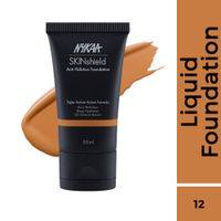 Nykaa SkinShield Anti-Pollution Matte Foundation for Oily Skin - True Toffee-12