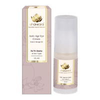 Shankara Anti-Age Eye Cream-Rose, Borage Oil & 10% Vitamin C, Reducing Puffiness & Dark Circles