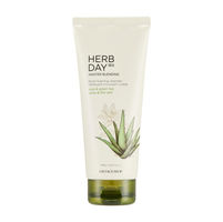 The Face Shop HERB DAY 365 Master Blending Foaming Cleanser - Aloe & Greentea