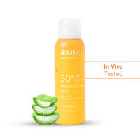 Asaya Body Sunscreen Spray SPF 65 Lightweight Quick Dry Sunscreen Mist for Face and Body