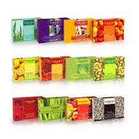 Vaadi Herbals Assorted Luxurious Handmade Herbal Soaps (Pack Of 12)