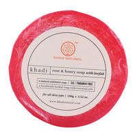 Khadi Natural Rose & Honey Soap With Loofah SLS & paraben-image-9