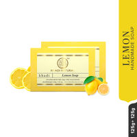 Khadi Natural Lemon Handmade Soap Pack of 2
