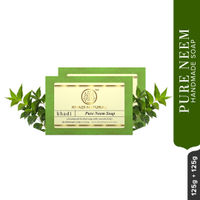Khadi Natural Pure Neem Handmade Soap Pack of 2