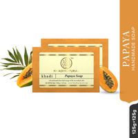 Khadi Natural Papaya Handmade Soap Pack of 2