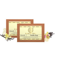 Khadi Natural Vanilla Handmade Soap Pack of 2