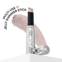 Nykaa Diamond Jelly Cooling Shimmer Eyeshadow Stick - Multi-Use, High Shine Glitter - Icy