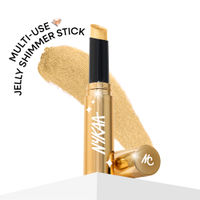 Nykaa Diamond Jelly Cooling Shimmer Eyeshadow Stick - Multi-Use, High Shine Glitter - 24K Gold