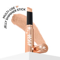 Nykaa Diamond Jelly Cooling Shimmer Eyeshadow Stick - Multi-Use, High Shine Glitter - Champagne Drip