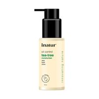 inatur Tea Tree Gel, Non-Sticky Moisturizer, with Neem, Aloe Vera, for Oily, Acne-Prone Skin