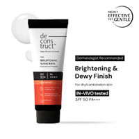 Deconstruct Brightening Fluid Sunscreen SPF 50+, Lightweight, Hydrating