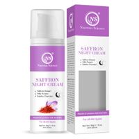 Nuerma Science Saffron Night Cream with Milk Protein, Rakhta Chandan for Repair Dull Skin