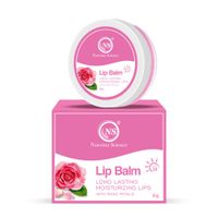 Nuerma Science Rose Lip Gloss Balm for Pink Tinted Lips with SPF 30 - Repair Dry & Damaged Lips