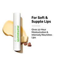 Mamaearth Nourishing Natural Lip Balm with Vitamin E and Shea Butter for 12 Hour Moisturization