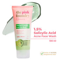 The Pink Foundry Salicylic Acid Acne Face Wash With Zinc & Cica - Treats Acne & Reduces Excess Oil-image-43