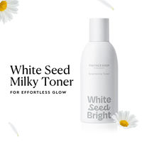 The Face Shop White Seed Brightening Toner Korean With Niacinamide For Dullness & Pores